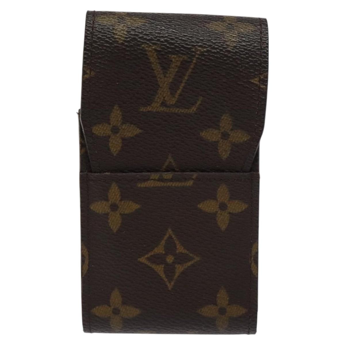 LOUIS VUITTON Monogram Etui cigarette Cigarette Case M63024 LV Auth 106794