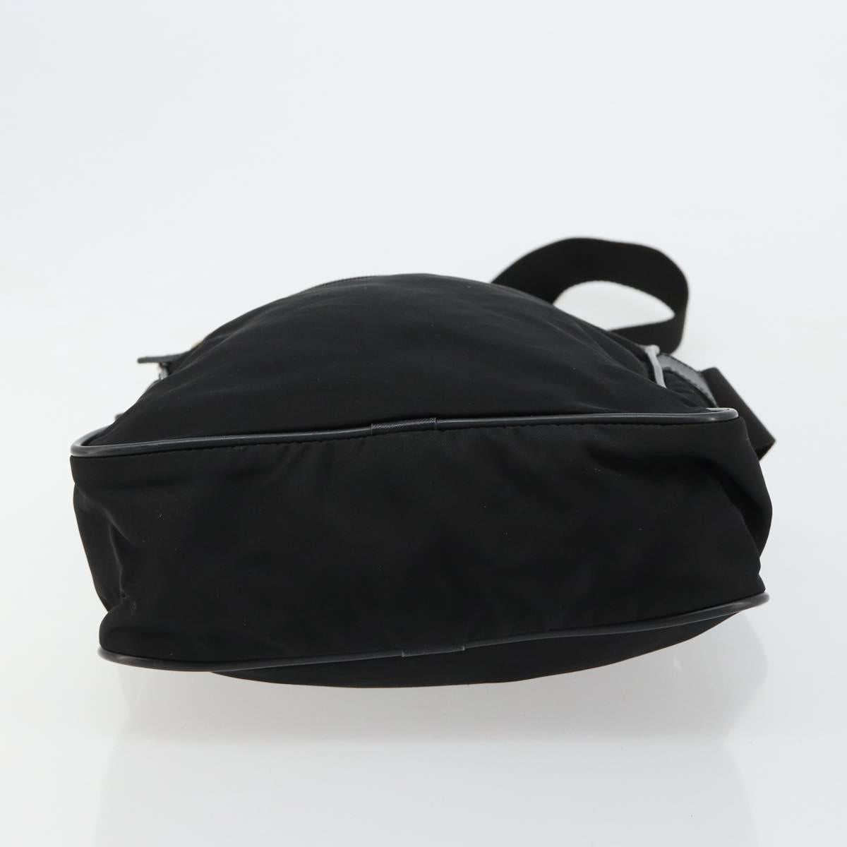 PRADA Shoulder Bag Nylon Black Auth 106796