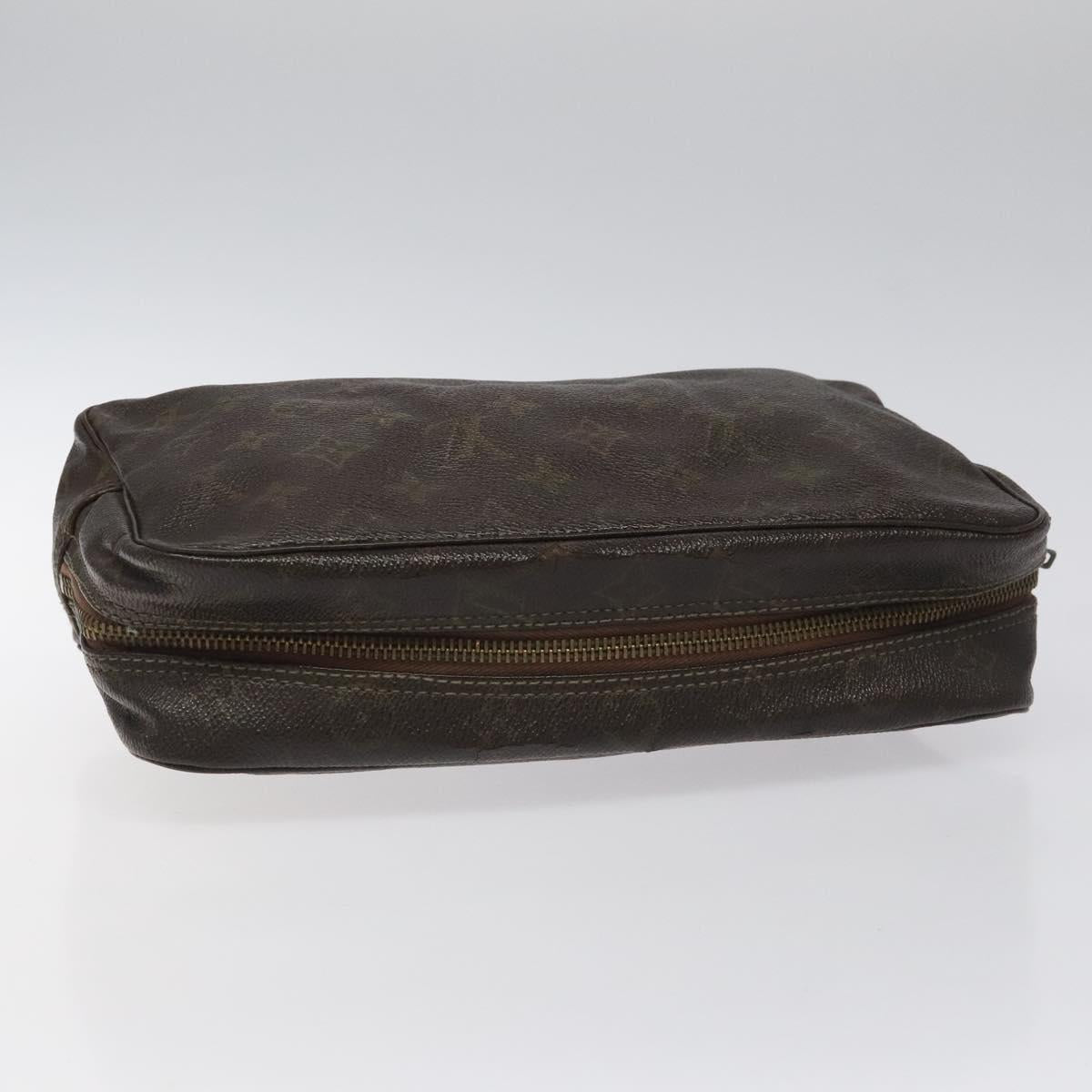 LOUIS VUITTON Monogram Trousse Toilette 28 Clutch Bag M47522 LV Auth 106799