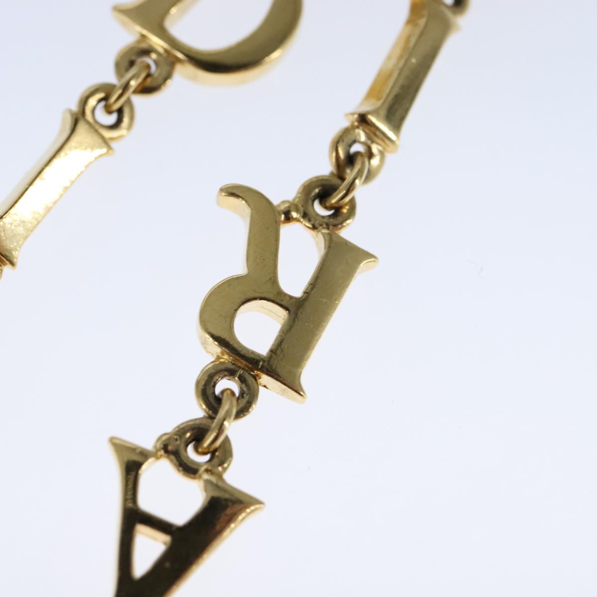 Christian Dior Bracelet metal Gold Auth 106887