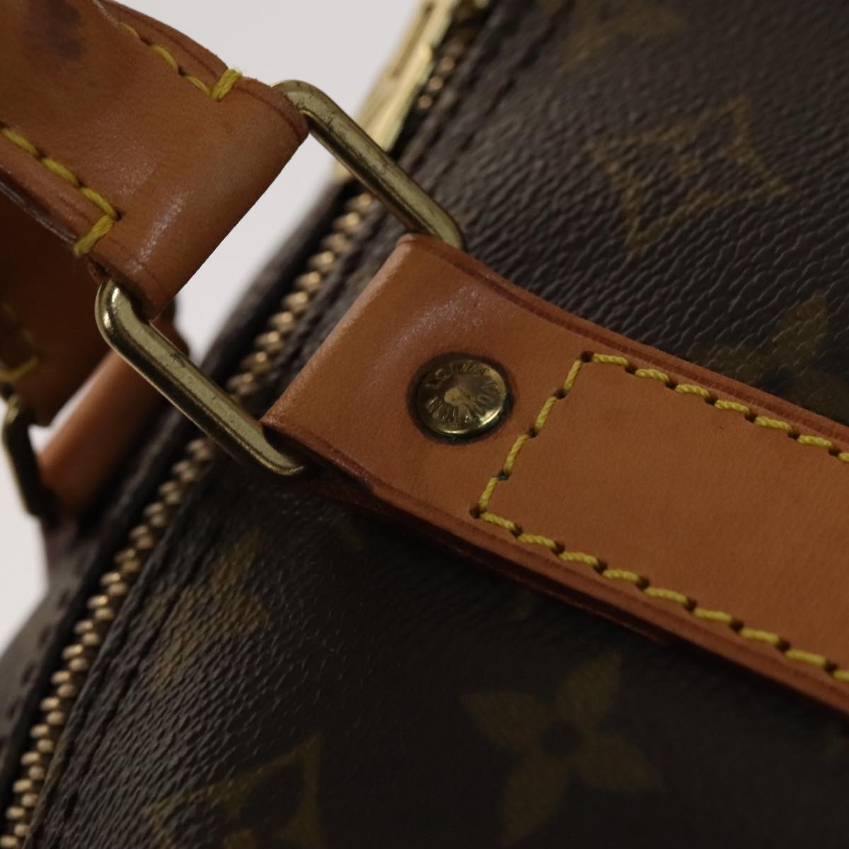LOUIS VUITTON Monogram Keepall 60 Boston Bag M41422 LV Auth 106913V