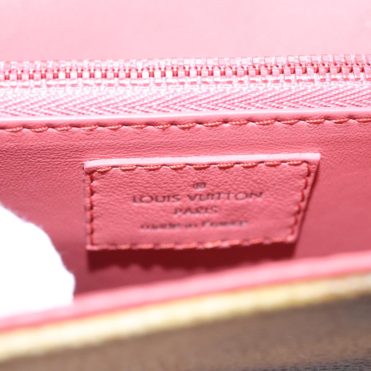 LOUIS VUITTON Masters Collection Pochette Chain Bag Pink M64626 LV Auth 107057SA