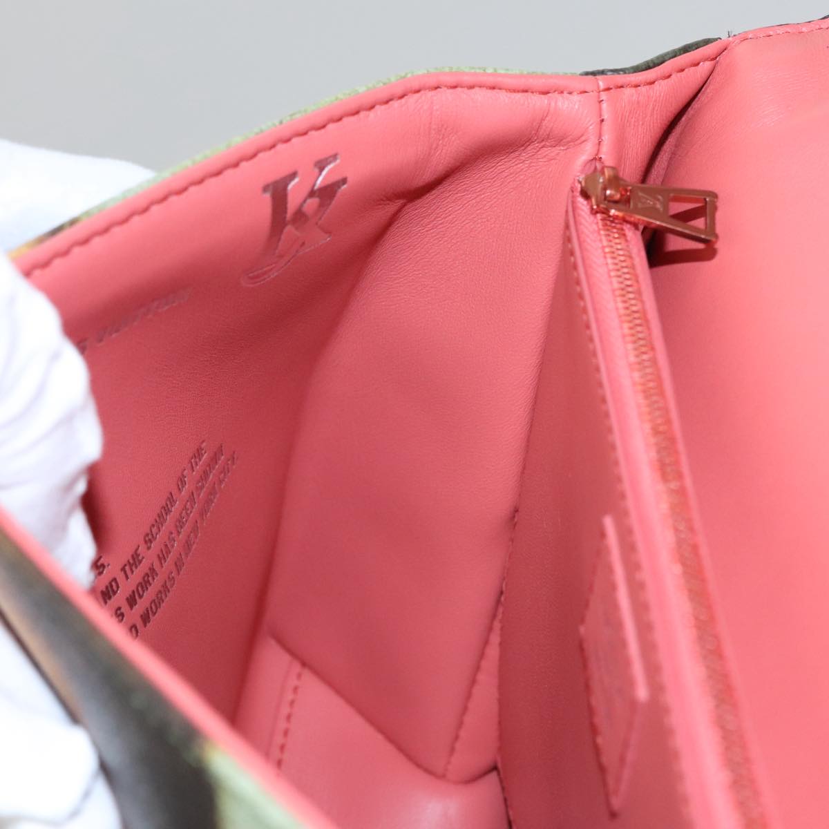 LOUIS VUITTON Masters Collection Pochette Chain Bag Pink M64626 LV Auth 107057SAM
