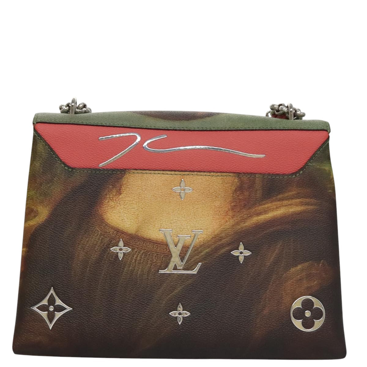 LOUIS VUITTON Masters Collection Pochette Chain Bag Pink M64626 LV Auth 107057SA