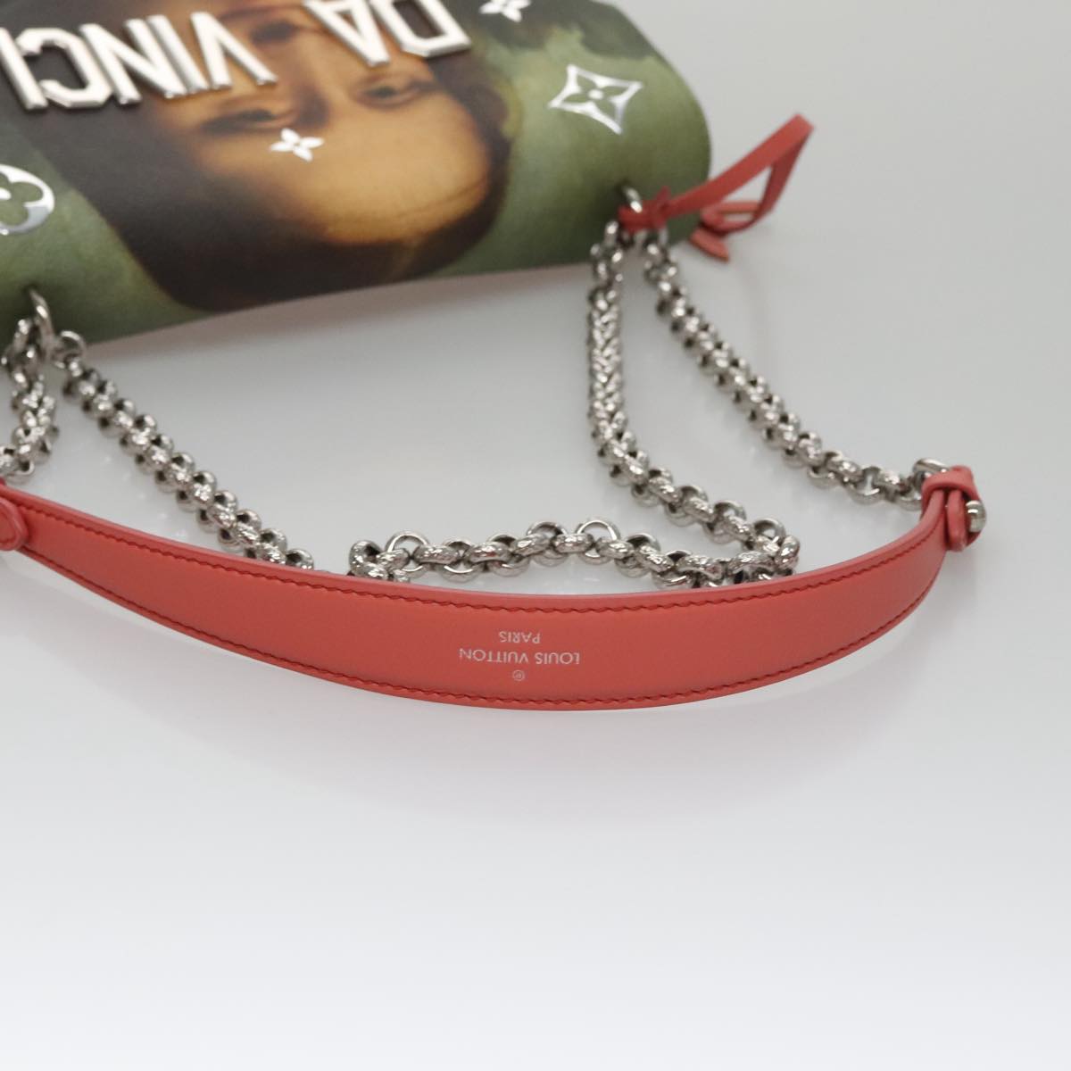 LOUIS VUITTON Masters Collection Pochette Chain Bag Pink M64626 LV Auth 107057SA