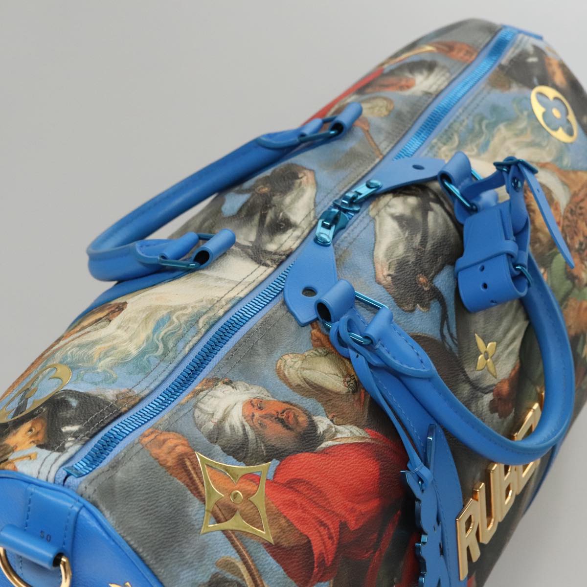 LOUIS VUITTON Masters Collection Keepall Bandouliere 50 Bag M43344 Auth 107059SM