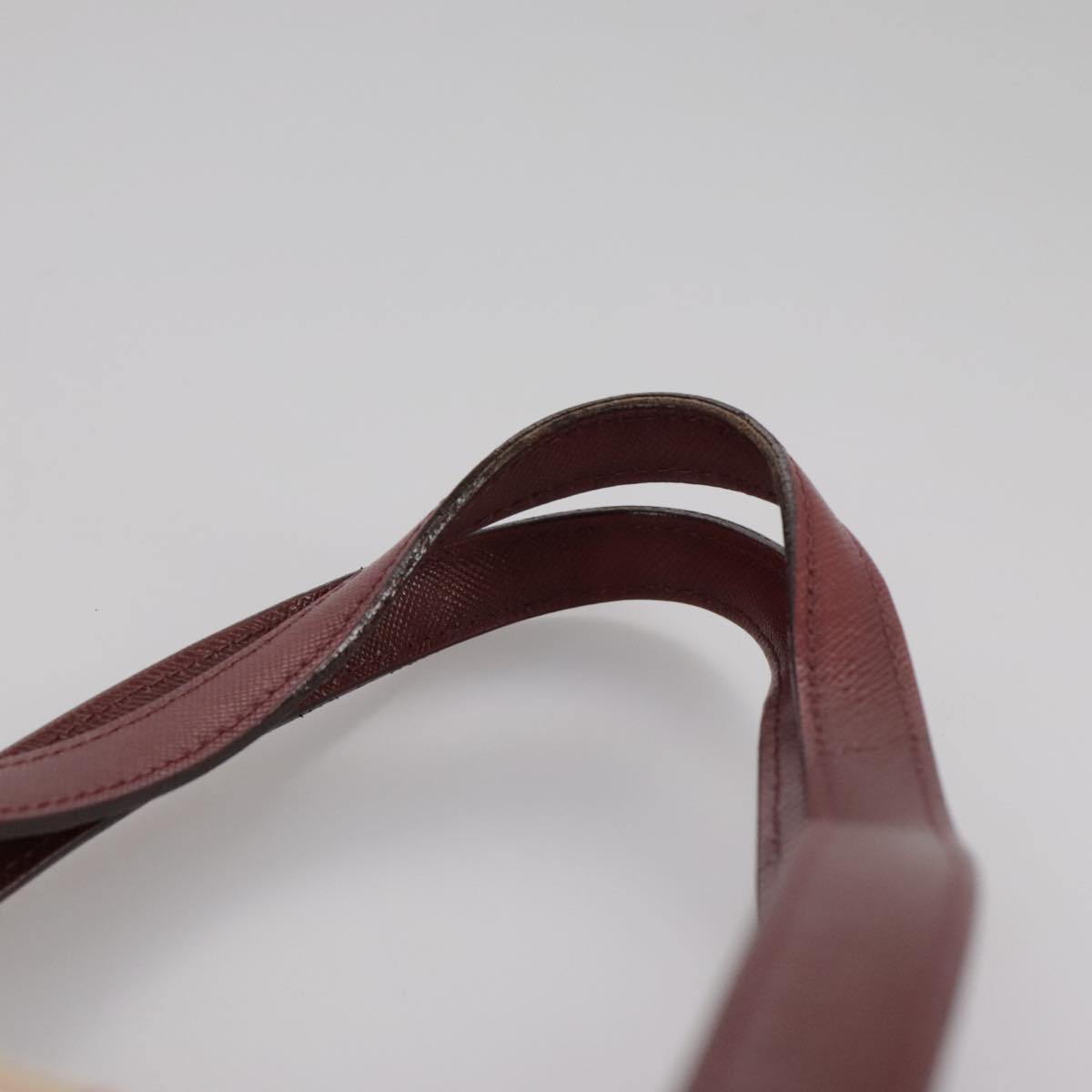 BURBERRY Nova Check Hand Bag Canvas Beige Auth 107370