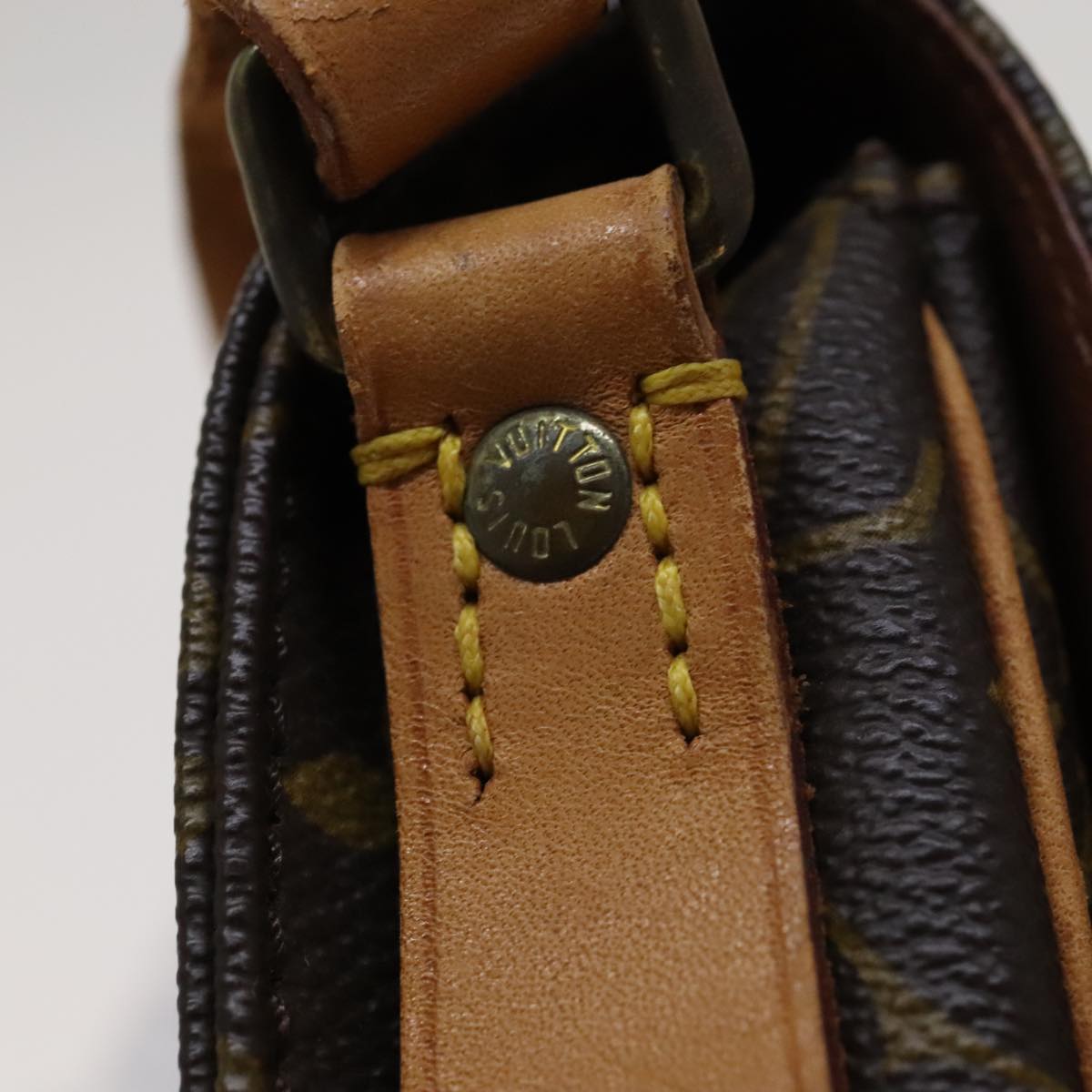 LOUIS VUITTON Monogram Cartouchiere PM Shoulder Bag M51254 LV Auth 107419