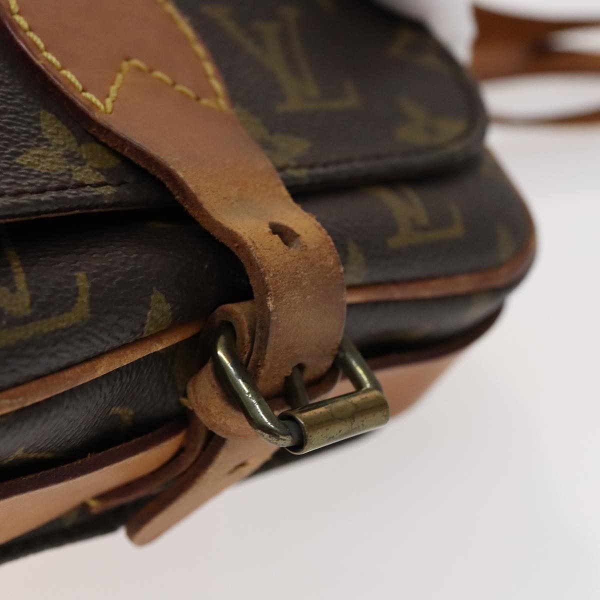 LOUIS VUITTON Monogram Cartouchiere PM Shoulder Bag M51254 LV Auth 107419