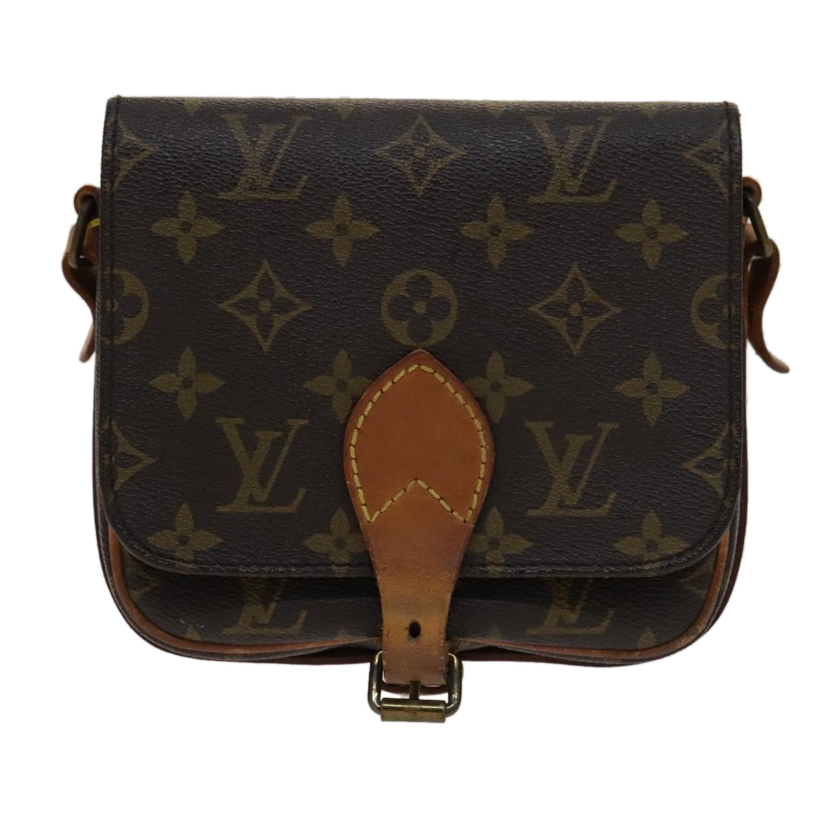 LOUIS VUITTON Monogram Cartouchiere PM Shoulder Bag M51254 LV Auth 107419