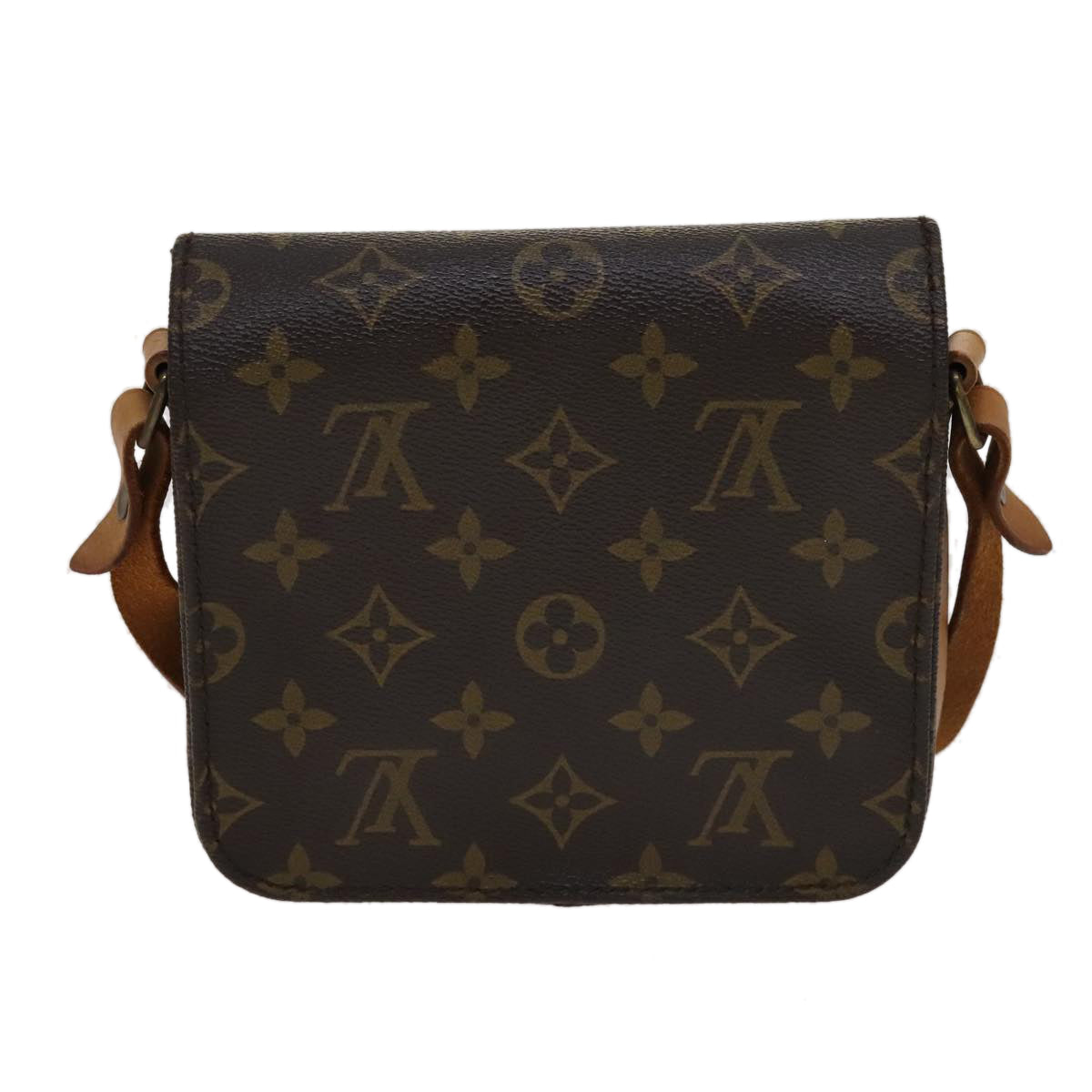 LOUIS VUITTON Monogram Cartouchiere PM Shoulder Bag M51254 LV Auth 107419