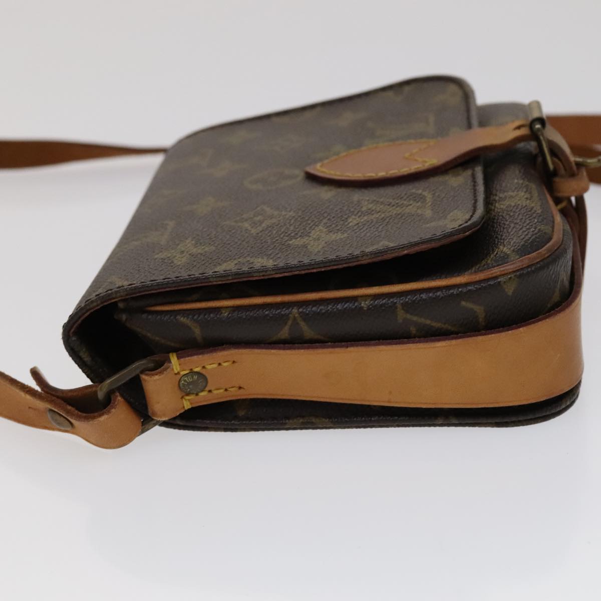 LOUIS VUITTON Monogram Cartouchiere PM Shoulder Bag M51254 LV Auth 107419