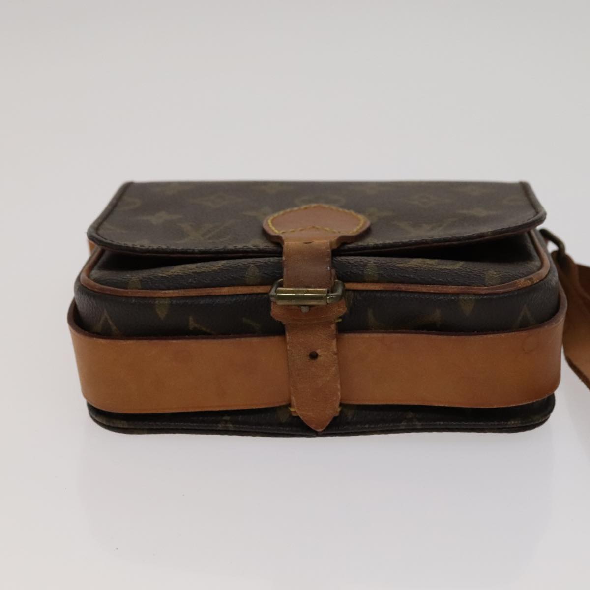LOUIS VUITTON Monogram Cartouchiere PM Shoulder Bag M51254 LV Auth 107419