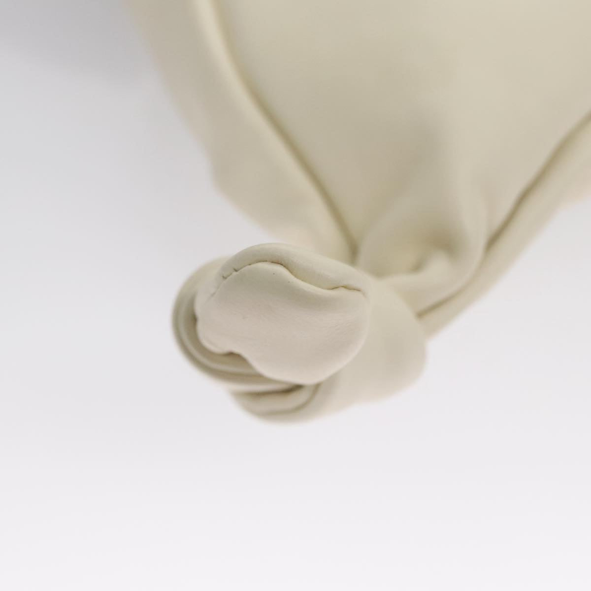 Chloe Arlin Hand Bag Leather 2way White Black Auth 107511V