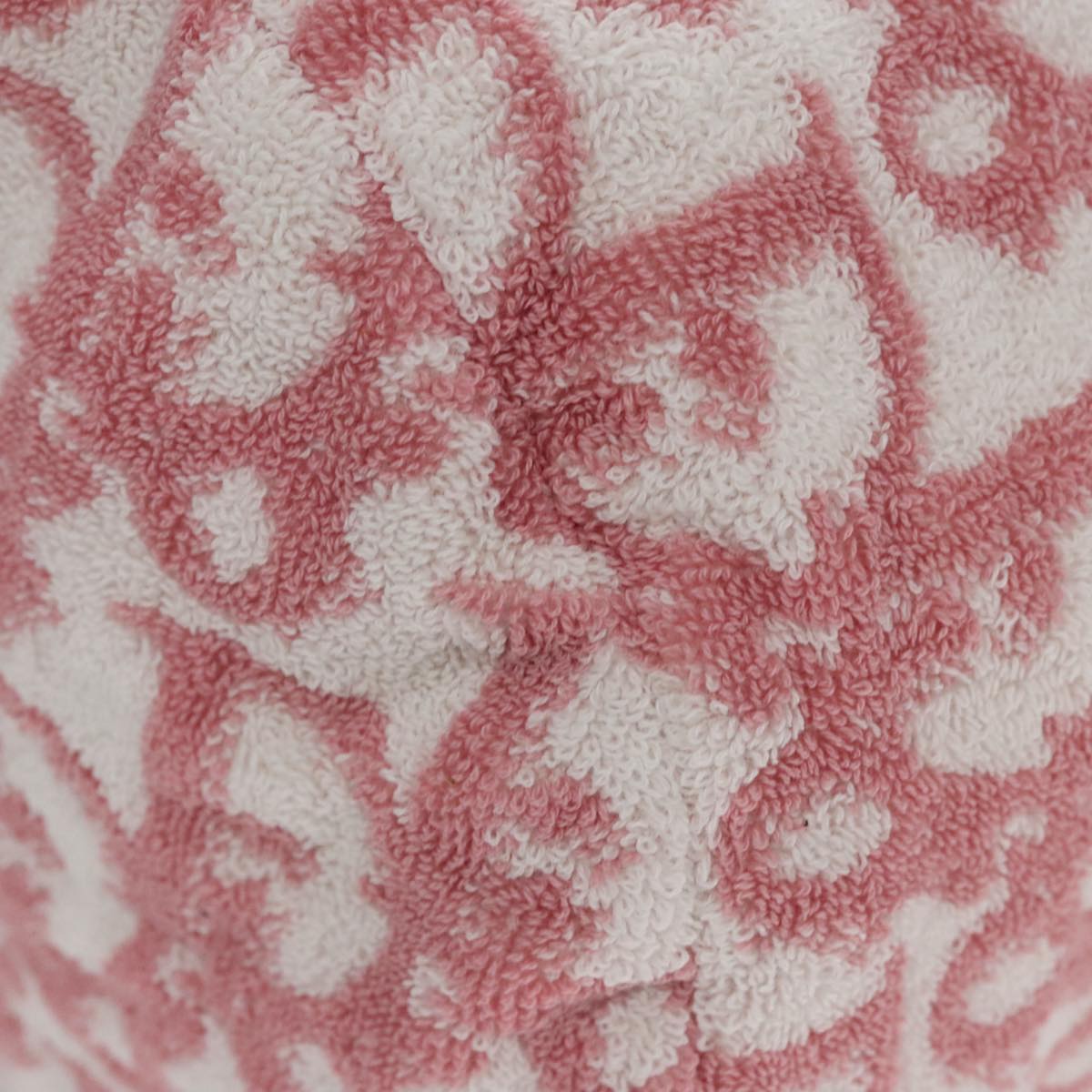 Christian Dior Pile Trotter Bag Pink White Auth 107513