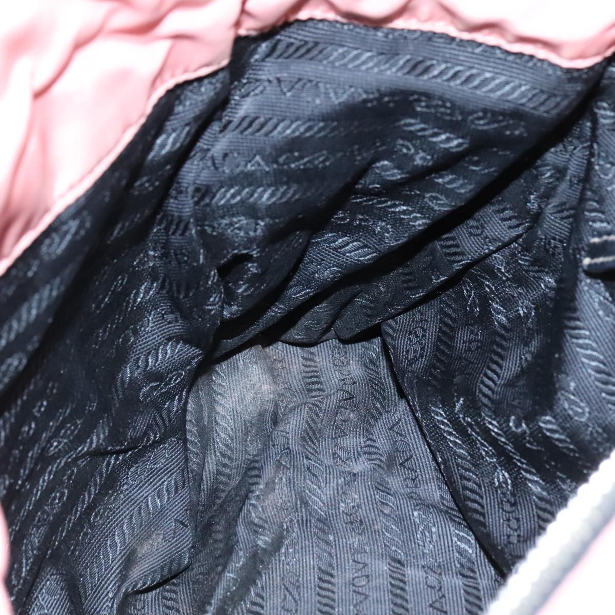 PRADA Shoulder Bag Nylon Pink Auth 107515