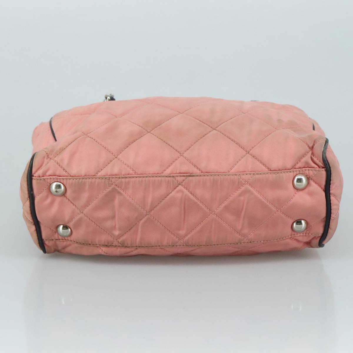 PRADA Shoulder Bag Nylon Pink Auth 107515