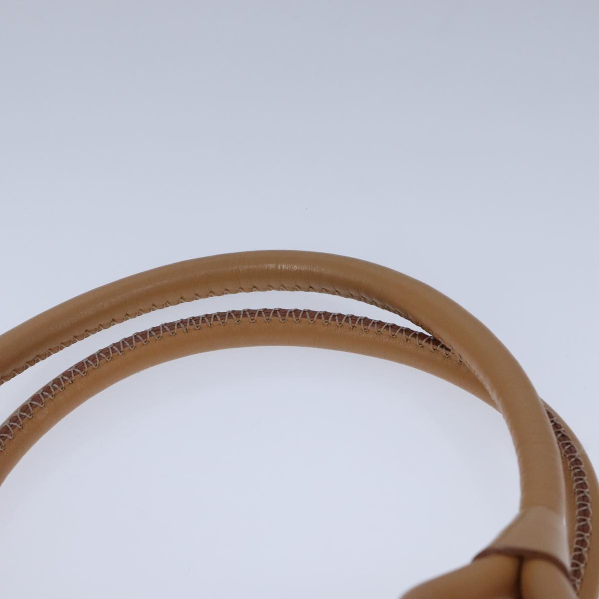 BURBERRY Hand Bag Canvas Red Auth 107571