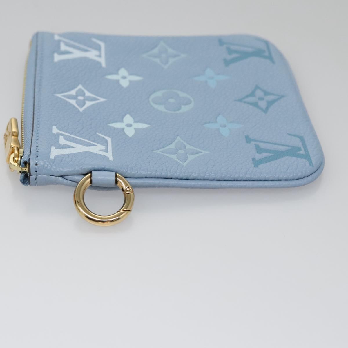 LOUIS VUITTON Monogram Empreinte Pochette Trio Pouch Pink M80407 LV Auth 107585SM