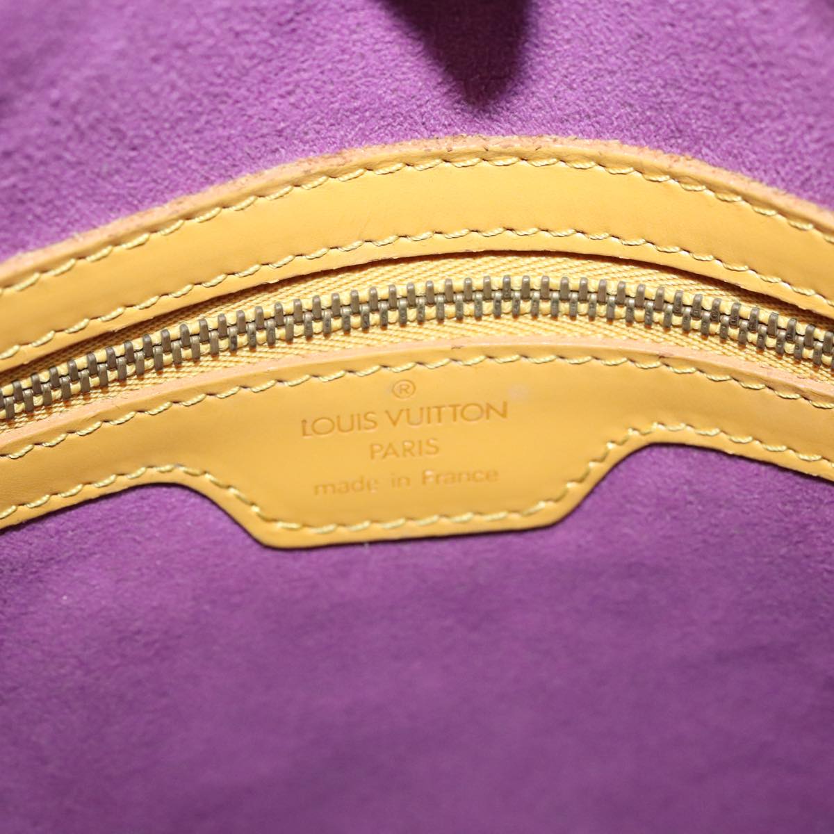 LOUIS VUITTON Epi Lussac Shoulder Bag Yellow M52289 LV Auth 107685
