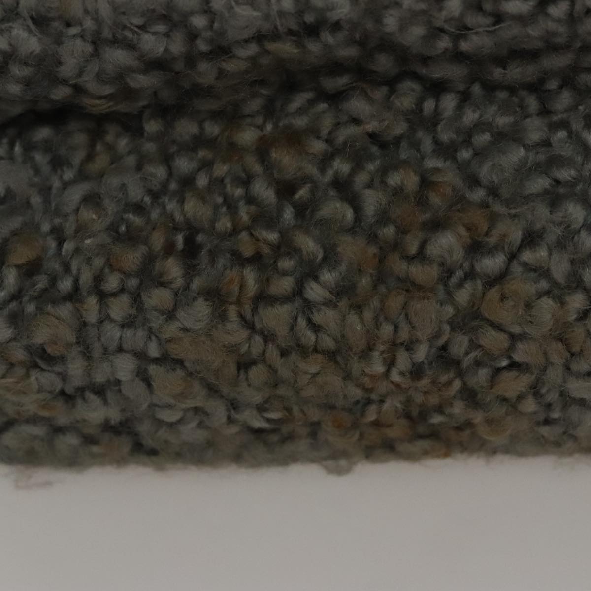 Salvatore Ferragamo Hand Bag Wool Gray Auth 107695