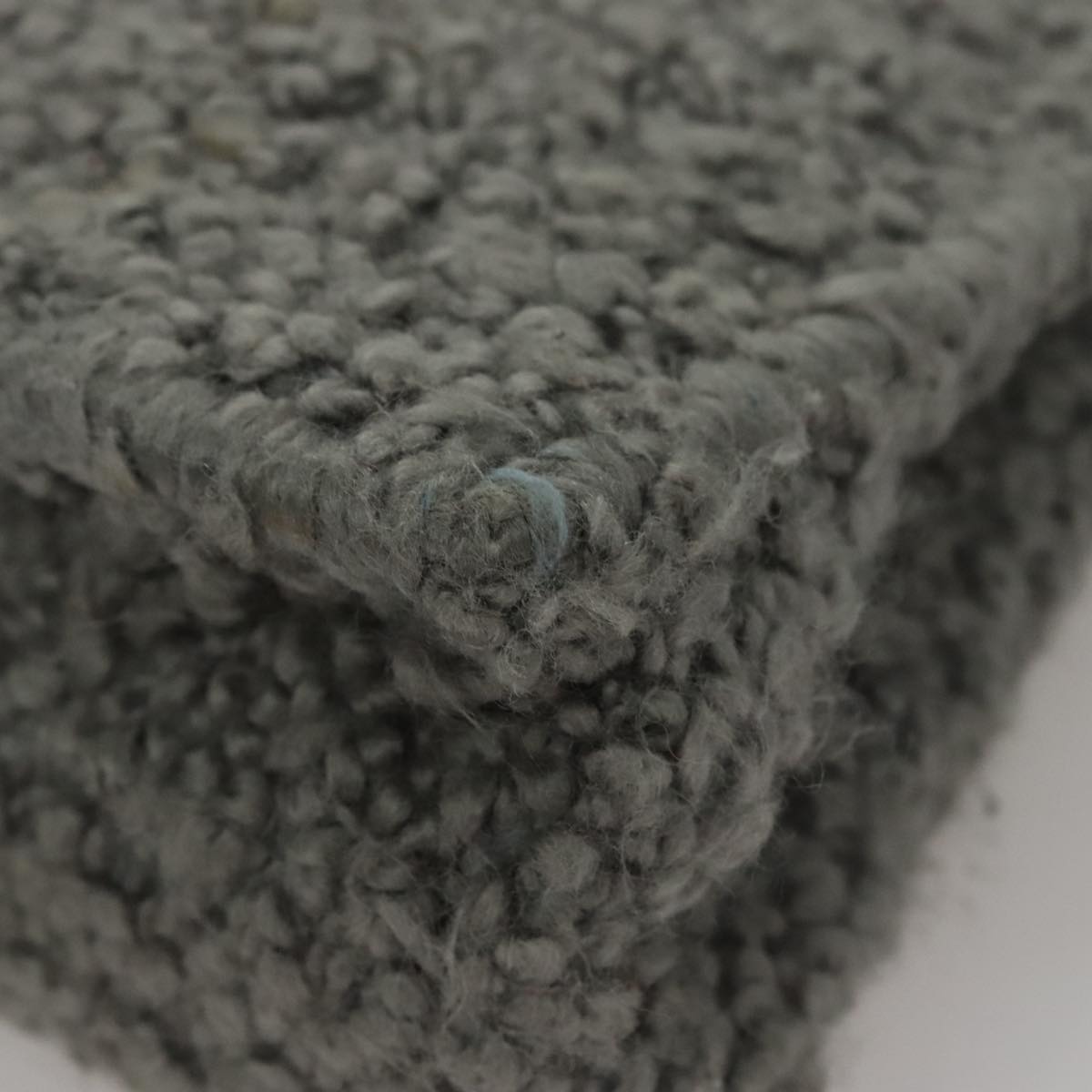 Salvatore Ferragamo Hand Bag Wool Gray Auth 107695