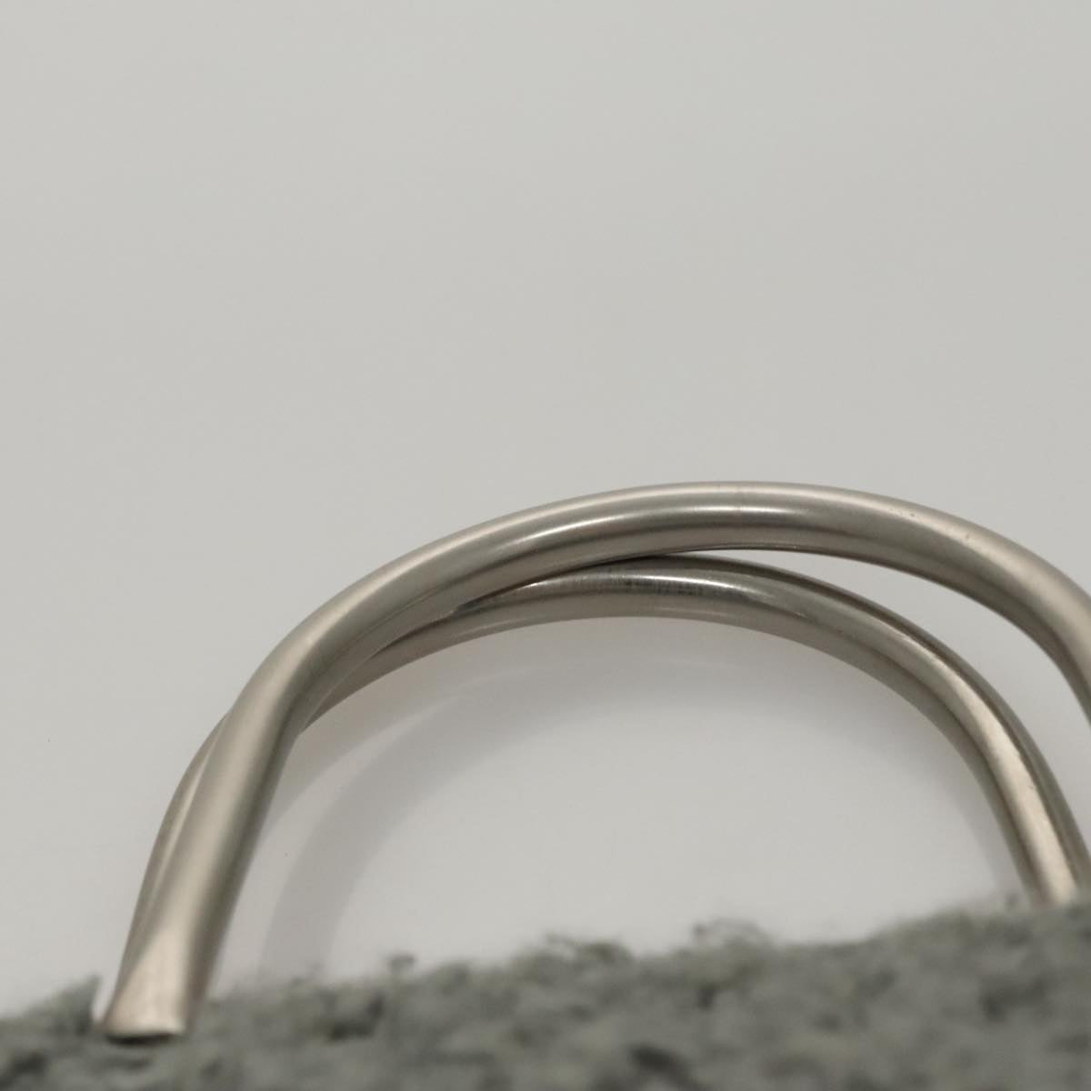 Salvatore Ferragamo Hand Bag Wool Gray Auth 107695