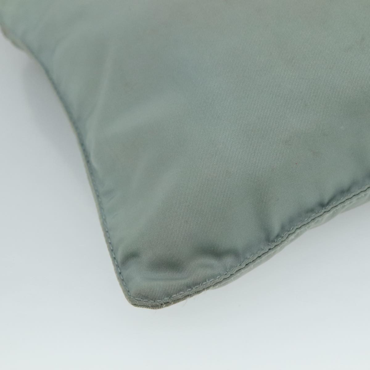 PRADA Shoulder Bag Nylon Light Blue Auth 107715