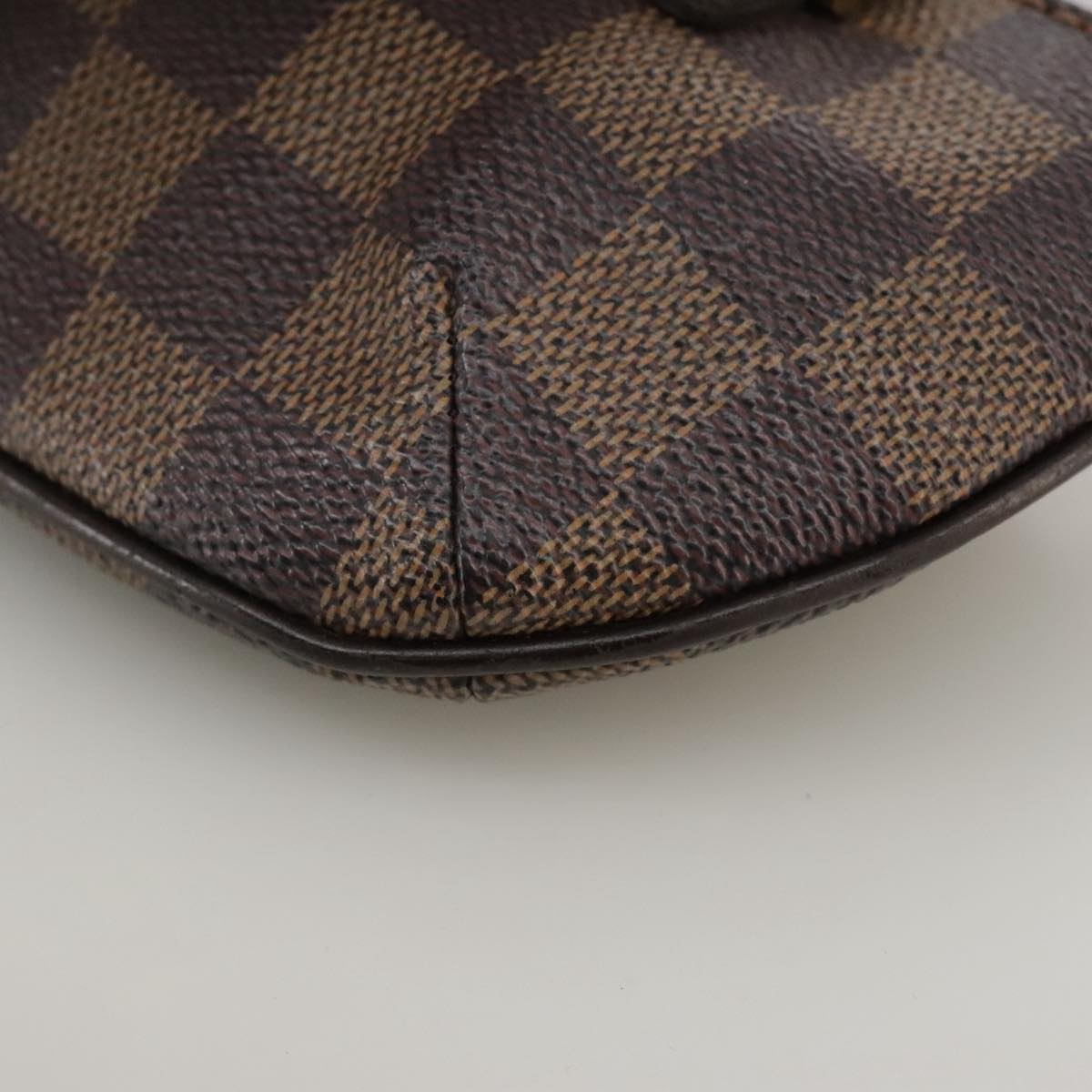 LOUIS VUITTON Damier Ebene Manosque GM Accessory Pouch N51120 LV Auth 107745V