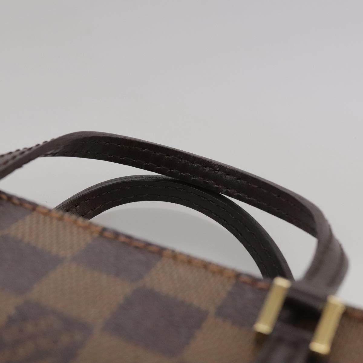 LOUIS VUITTON Damier Ebene Manosque GM Accessory Pouch N51120 LV Auth 107745V