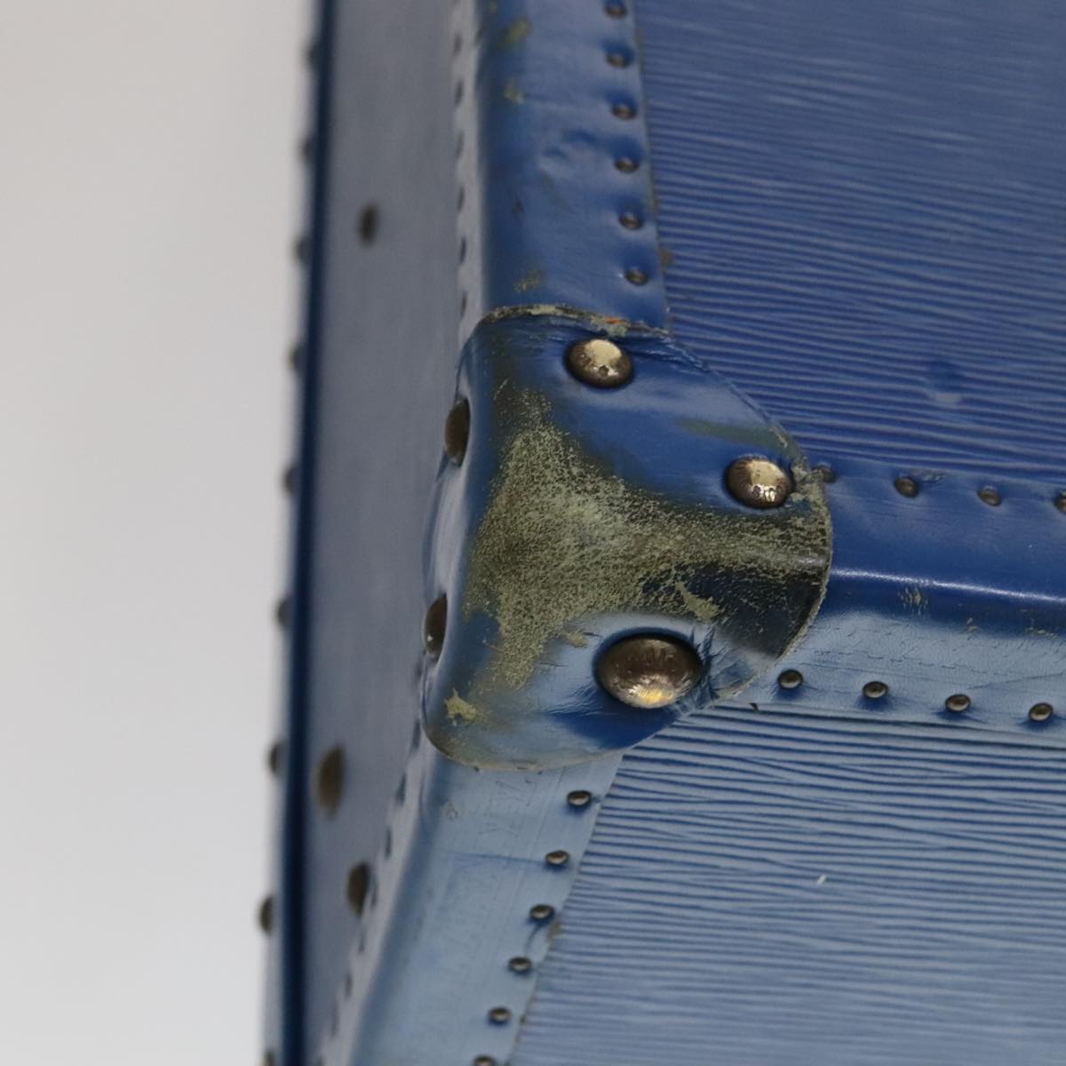 LOUIS VUITTON Epi Alzer 65 Trunk Blue LV Auth 107772SV