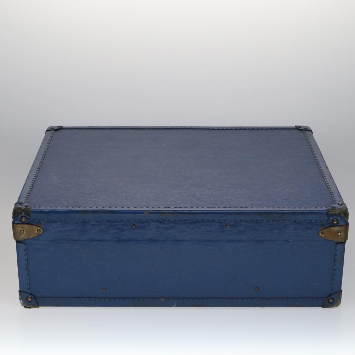 LOUIS VUITTON Epi Alzer 65 Trunk Blue LV Auth 107772A