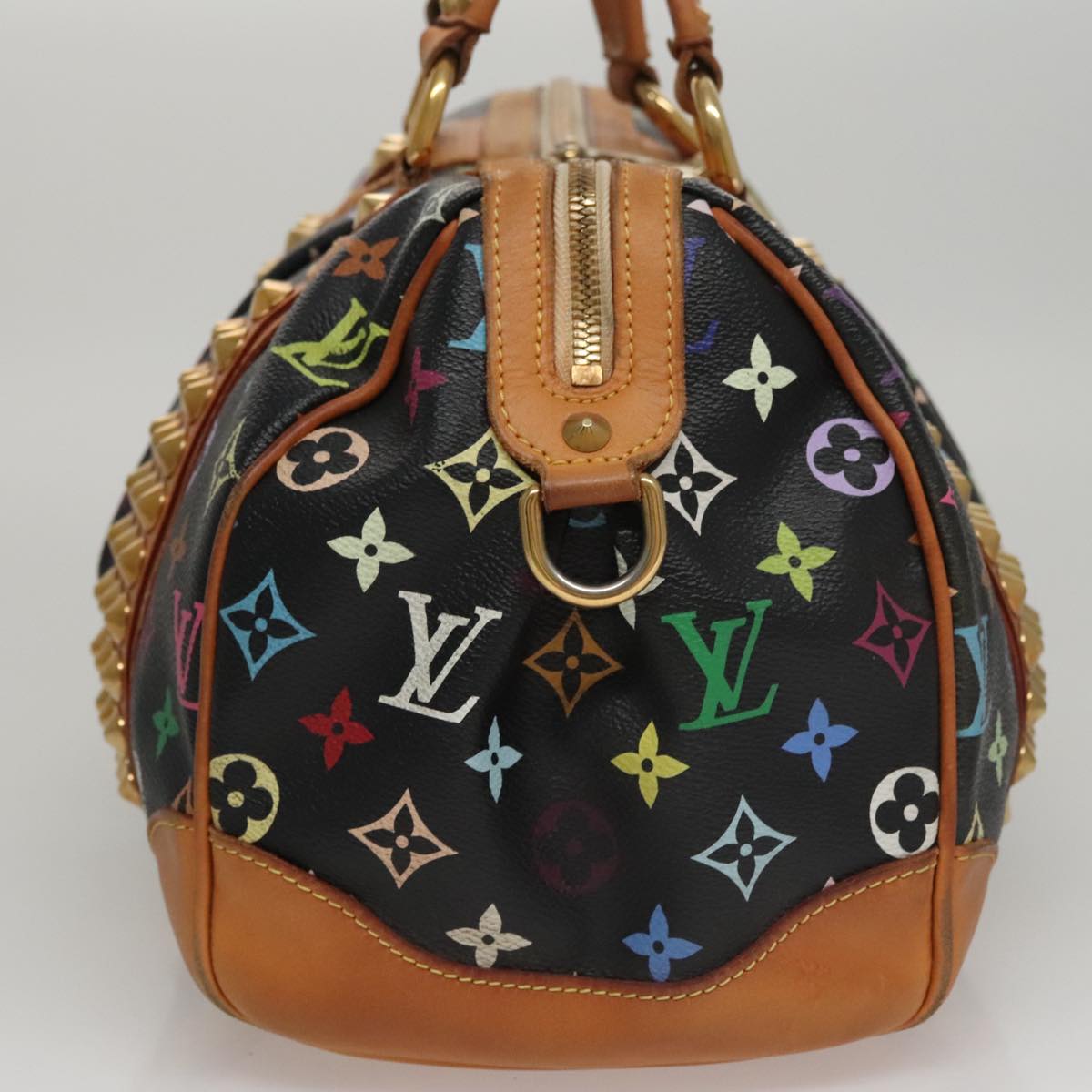 LOUIS VUITTON Monogram Multicolor Courtney MM Bag 2way Black M45642 Auth 107874V