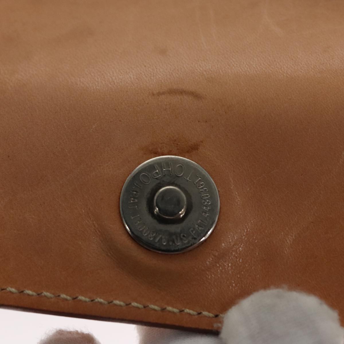 CELINE C Macadam Canvas Hand Bag Blue Auth 107897