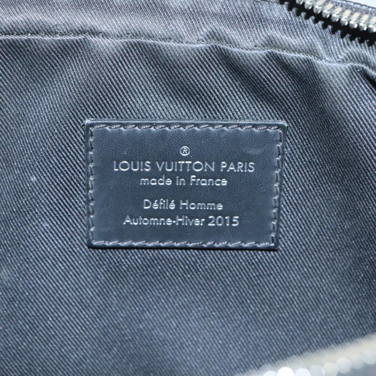 LOUIS VUITTON Graphite Christopher Nemeth Pochette Volga Bag N61228 Auth 107956