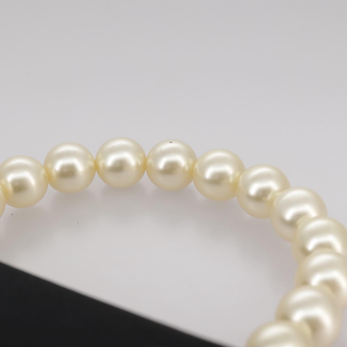 CELINE Hand Bag Satin 2way Black Auth 107980AM