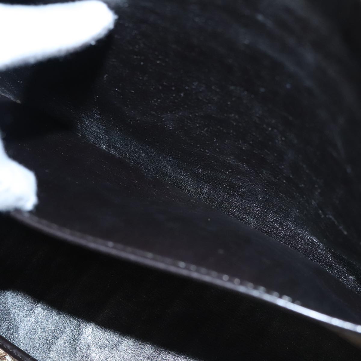 Christian Dior Trotter Canvas Hand Bag Brown Auth 108123