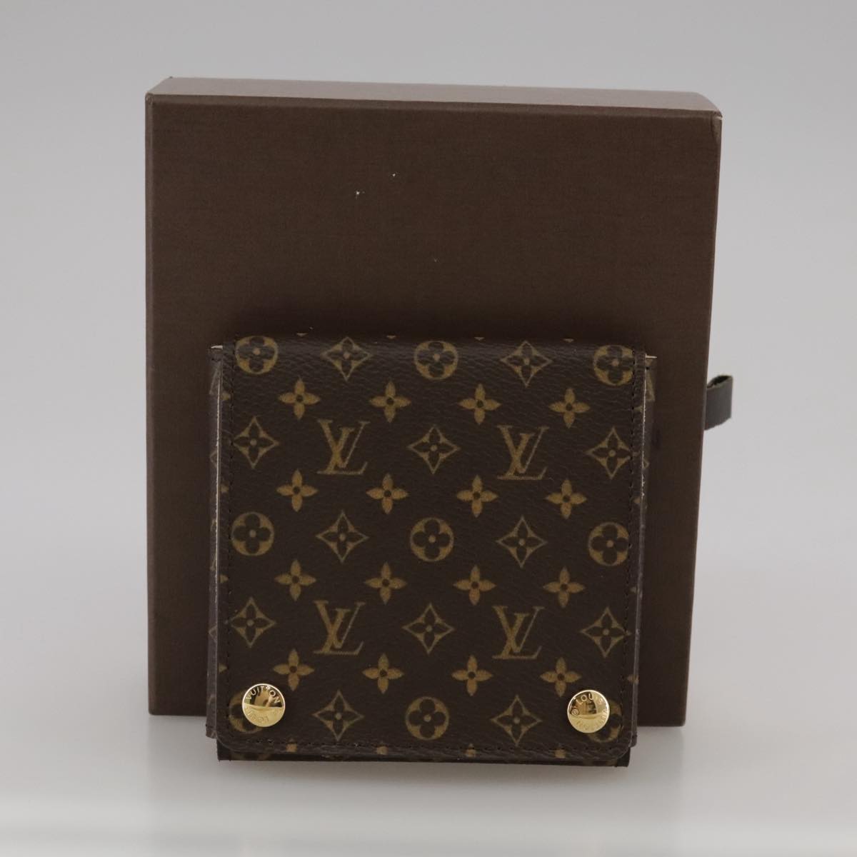 LOUIS VUITTON Monogram Jewelry case Jewelry Box LV Auth 108158