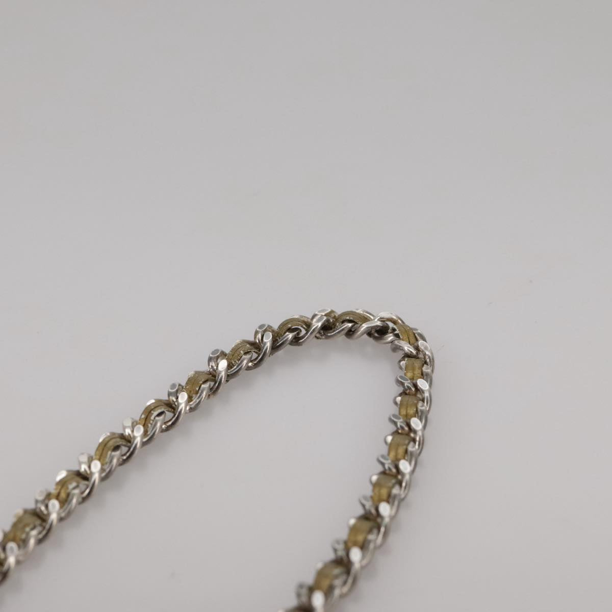 CHANEL Chain Shoulder Bag Lamb Skin Gold CC Auth 108166