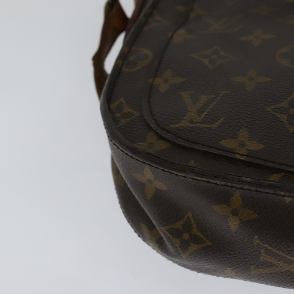 LOUIS VUITTON Monogram Saint Cloud GM Shoulder Bag M51242 LV Auth 108205