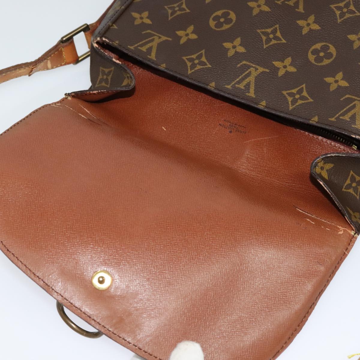 LOUIS VUITTON Monogram Saint Cloud GM Shoulder Bag M51242 LV Auth 108205