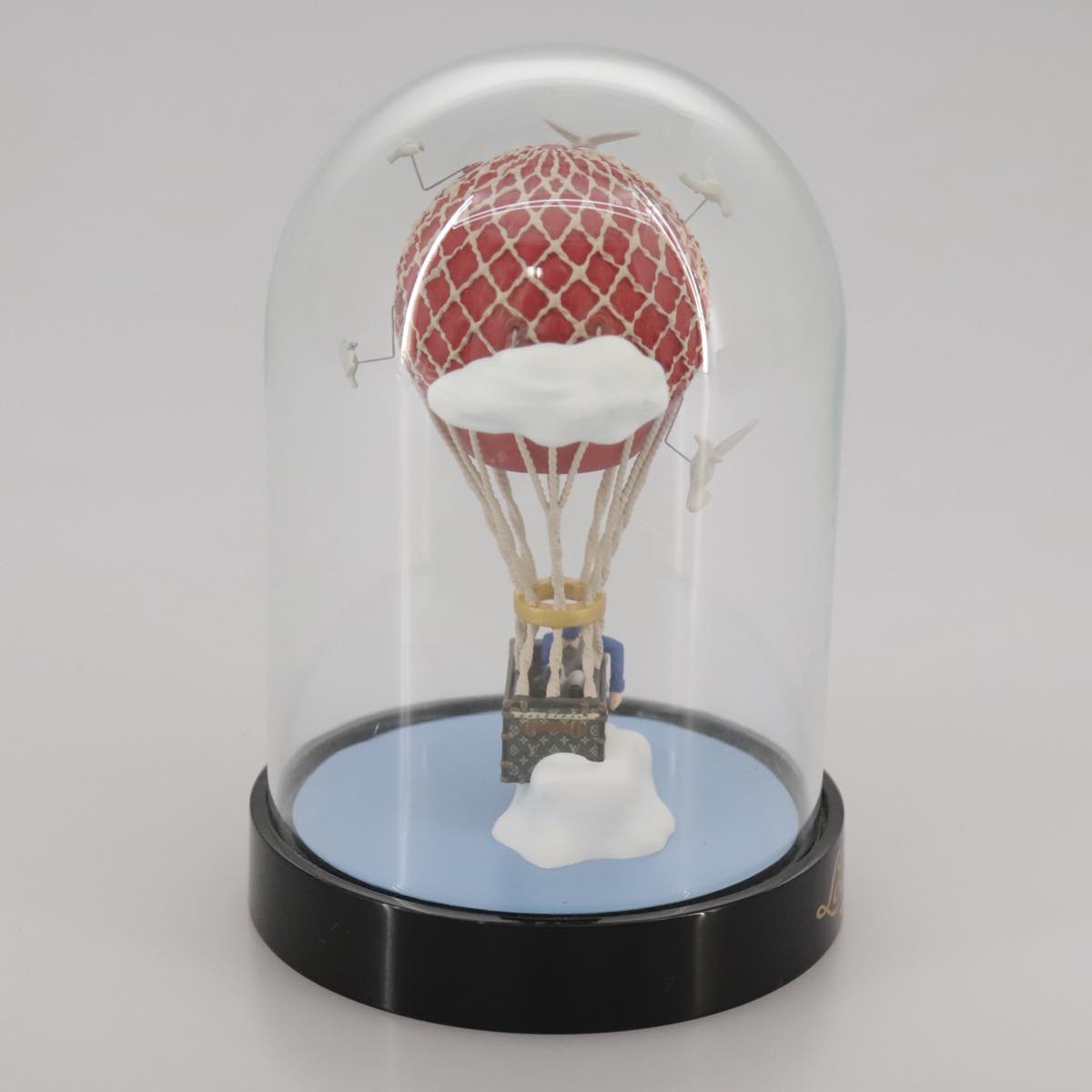 LOUIS VUITTON Snow Globe Balloon VIP Only Clear Red LV Auth 108231