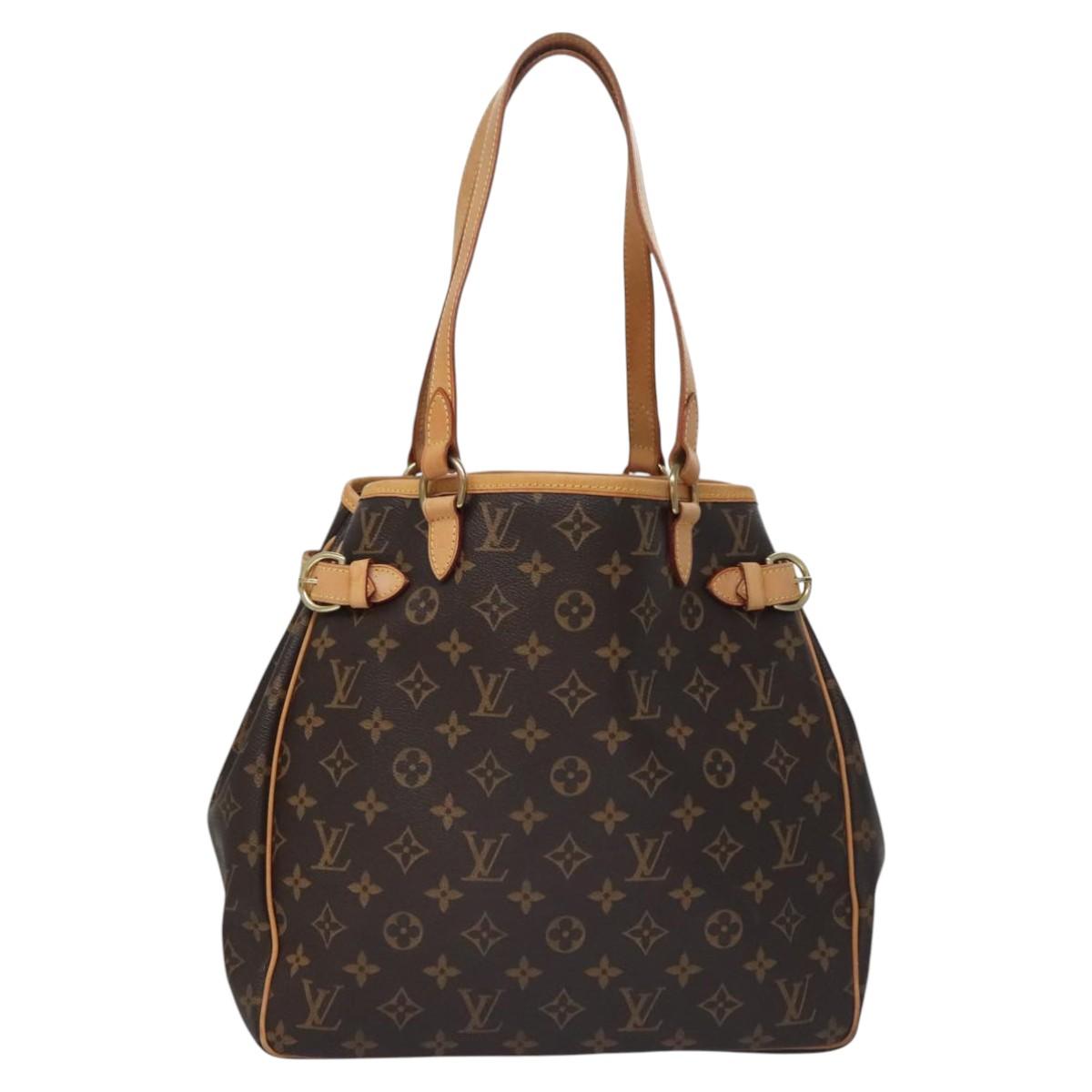 LOUIS VUITTON Monogram Batignolles Vertical Tote Bag M51153 LV Auth 108298A