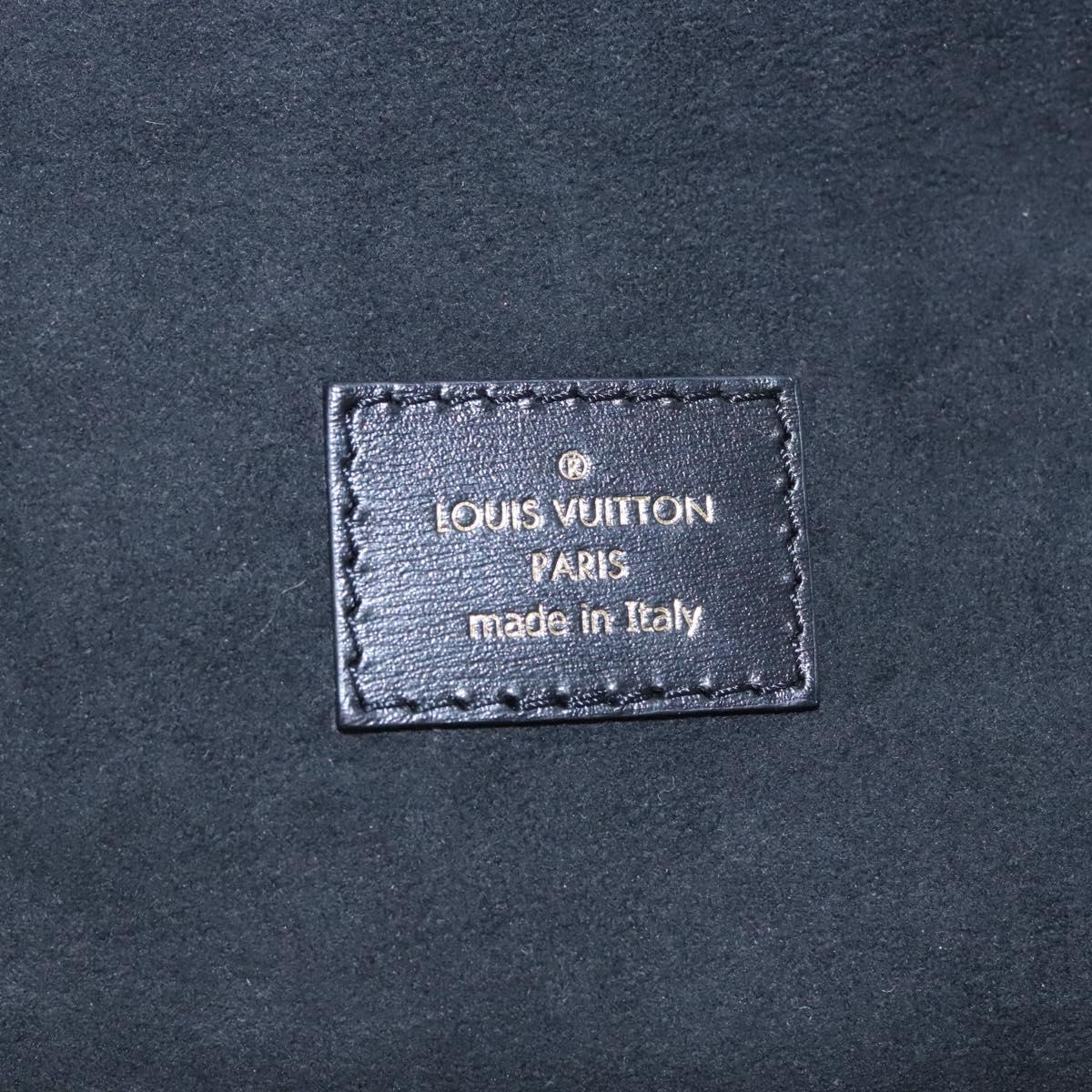 LOUIS VUITTON Monogram Game On Vanity PM Hand Bag Noir M57482 LV Auth 108299SM