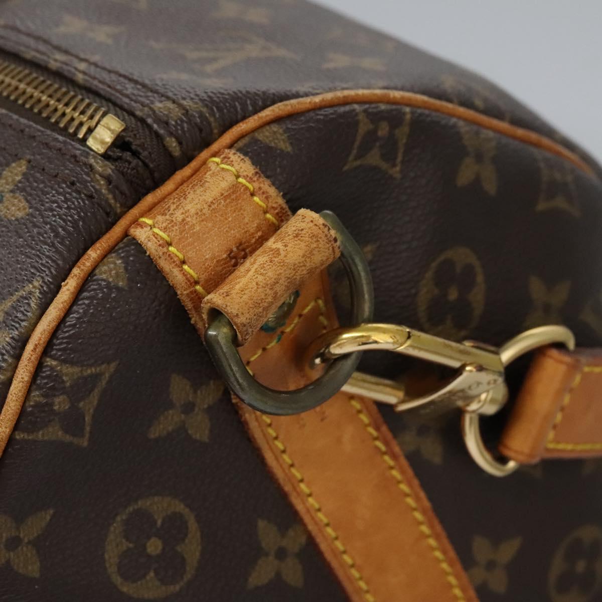 LOUIS VUITTON Monogram Keepall Bandouliere 55 Boston Bag M41414 LV Auth 108318