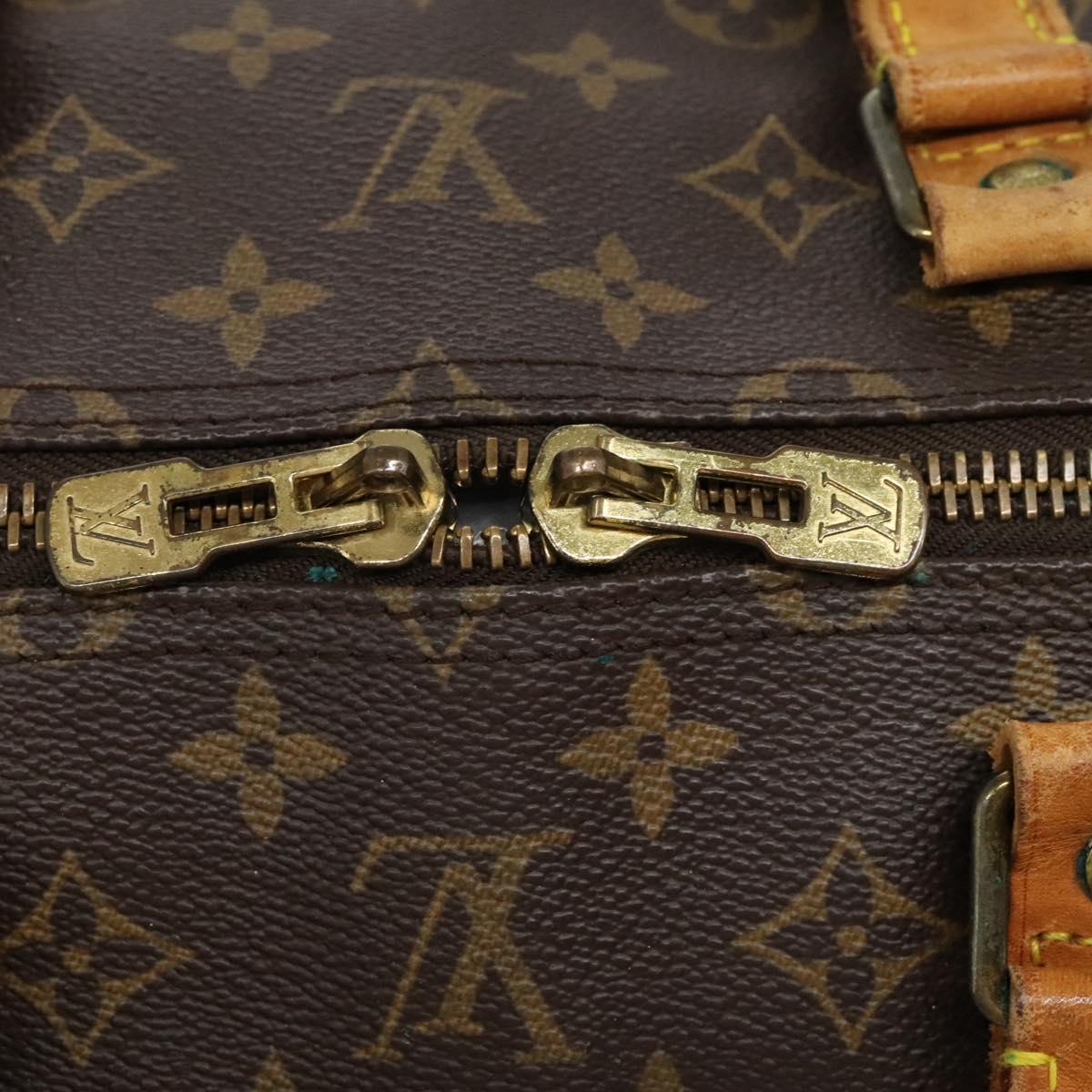 LOUIS VUITTON Monogram Keepall Bandouliere 55 Boston Bag M41414 LV Auth 108318