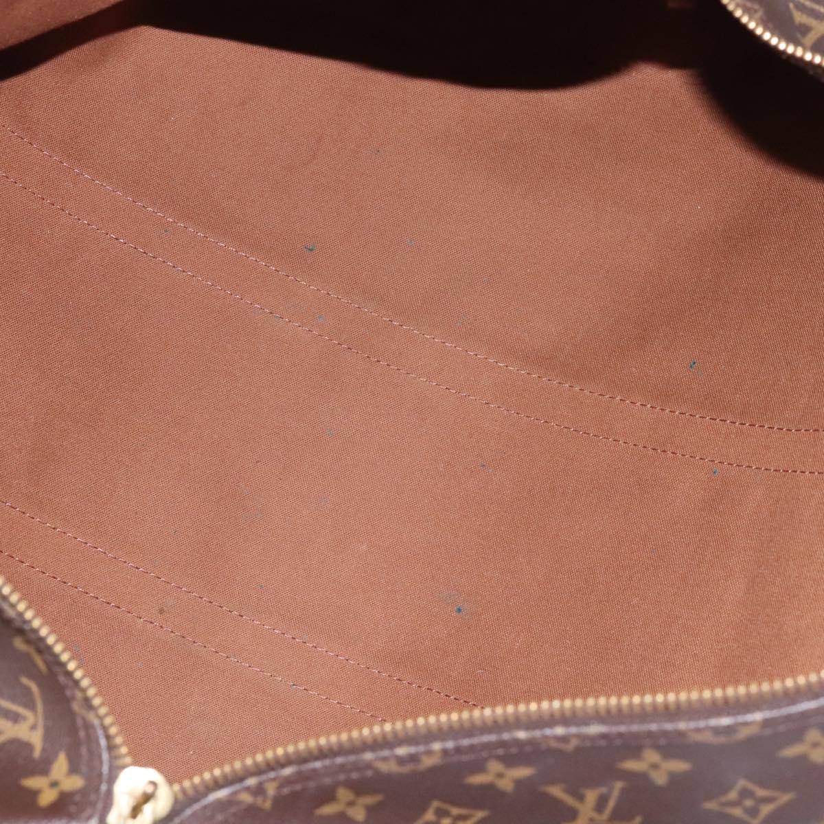 LOUIS VUITTON Monogram Keepall Bandouliere 55 Boston Bag M41414 LV Auth 108318