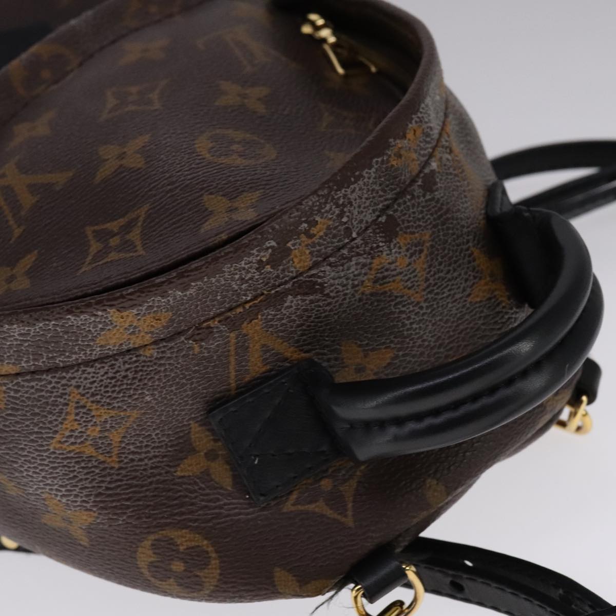 LOUIS VUITTON Monogram Palm Springs MINI Backpack M44873 LV Auth 108350