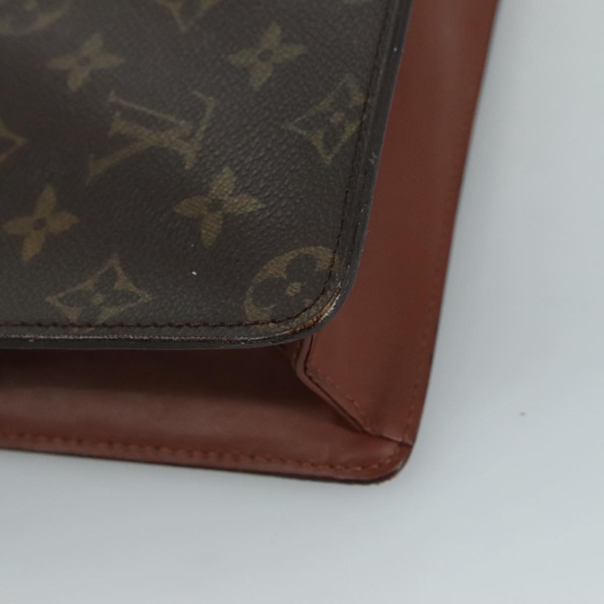 LOUIS VUITTON Monogram Pochette Homme Clutch Bag M51795 LV Auth 108400