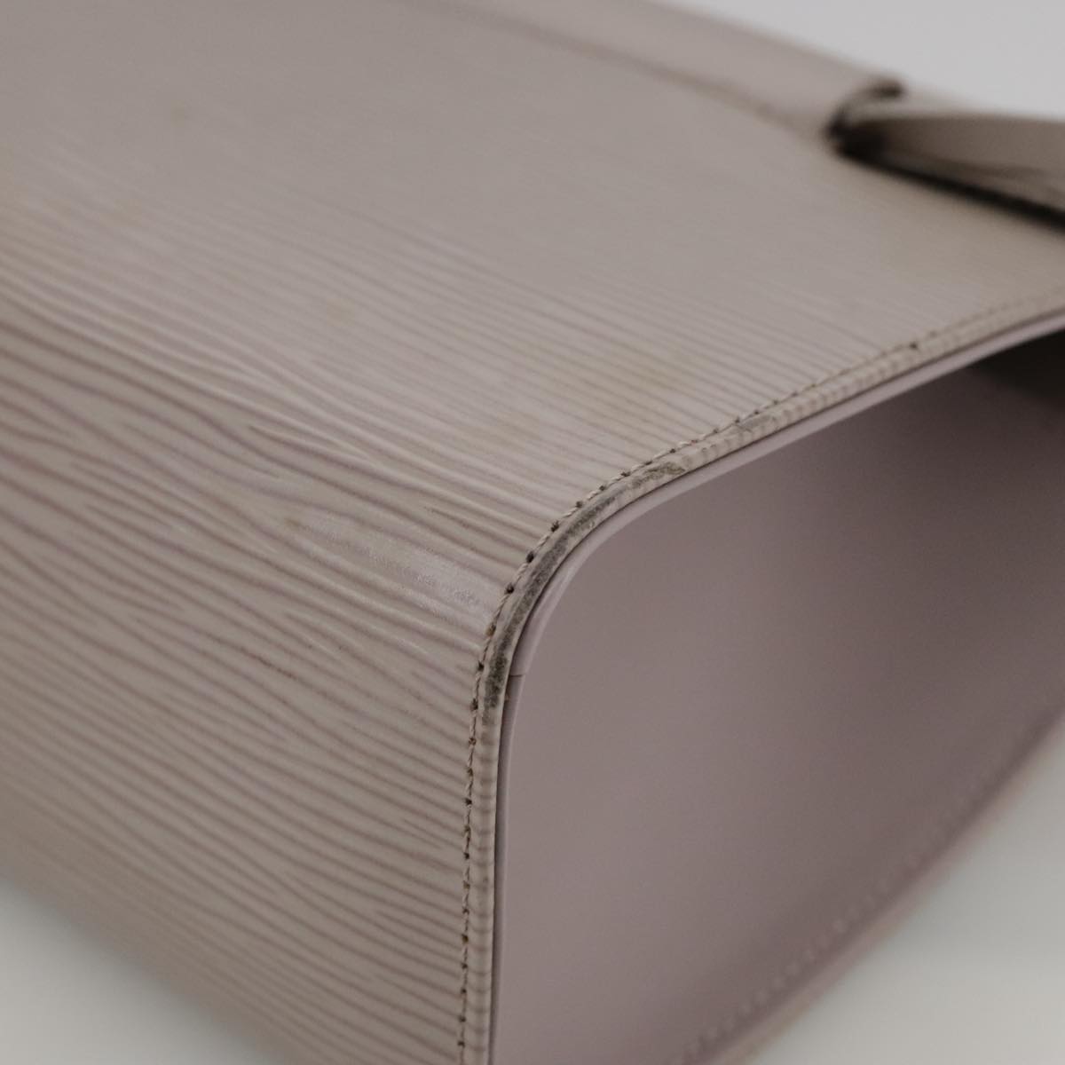LOUIS VUITTON Epi Dinar Tote Bag Lilac M5202B LV Auth 108420
